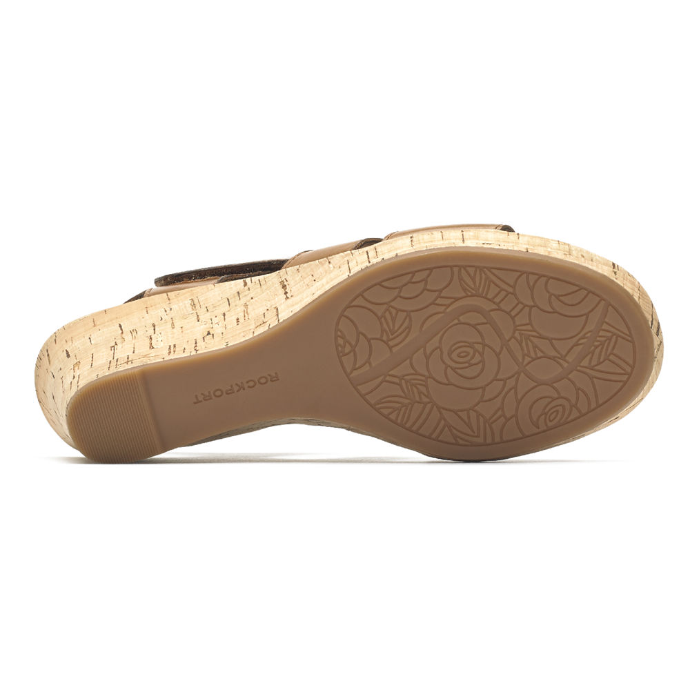 Rockport Sandaler Dam Bruna - Briah Strappy Wedge Comfort - CNMLX8397